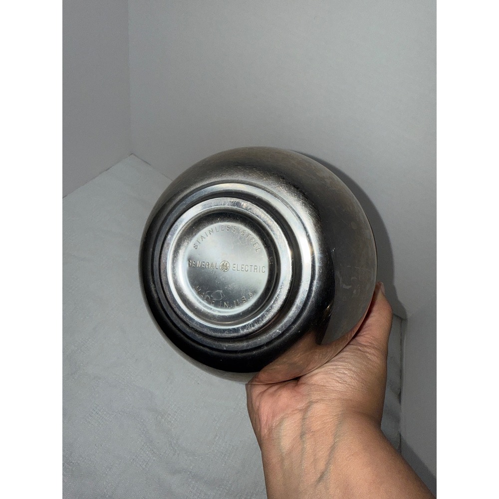 General Electric Stainless Steel Mixing‎ Bowl Kitchen Prep Serving